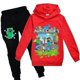thumbnail image 1 of Minecraft Conjunto de chándal para niños, sudadera con capucha y pantalones deportivos para niños y niñas, 1 of 2
