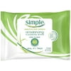 Simple Sensitive Skin Experts Oil Balancing Cleansing Wipes 25 ea (Pack of 2)