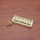 thumbnail image 5 of 7 String Guitar Saddle Bridge Fixed Bridge for Electric Guitar/Strings Through Body Guitar Replacem, 5 of 5