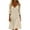 White, variant on Womens Summer Dress Casual Solid Short Sleeve Round Neck Cotton Linen Long Dress Basic Daily Loose Maxi Dresses White L
