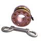 thumbnail image 5 of Carrete de dedo SMB para buceo con perno de presión y línea de alta visibilidad de 15 m Rosado, 5 of 8