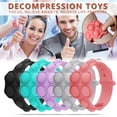 thumbnail image 2 of Silicone Bubble Wristband Mini Dimples Bracelet Fidget Sensory Toy Finger Decompression Game Stress Reliever, 2 of 5