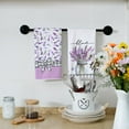 thumbnail image 3 of Purple Lavender Vase Spring Kitchen Towels Dish Towels Set of 2,Blooms Sign Hand Towels 18x26 Inch Drying Dishcloth,Farmhouse Home Seasonal Spring Decorations AD292, 3 of 6