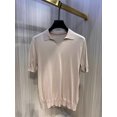 thumbnail image 3 of Camisa polo de manga corta para hombre, informal, de negocios, de algodón de fibra larga, de punto, de color sólido fino, primavera/verano 2024, 3 of 5