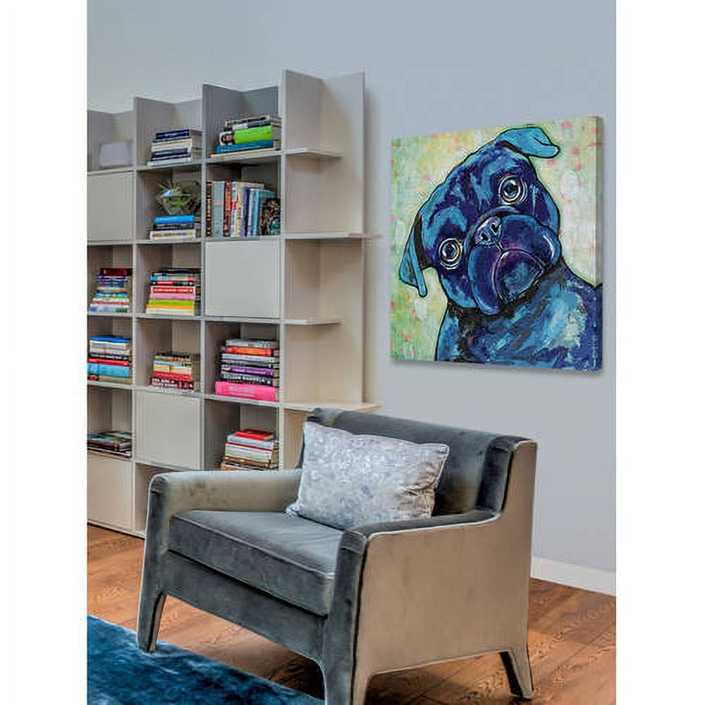 Marmont Hill Black Pug II Painting Print