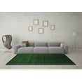 thumbnail image 3 of Ahgly Company Indoor Round Abstract Emerald Green Contemporary Area Rugs, 7' Round, 3 of 4