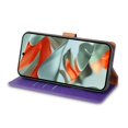 thumbnail image 3 of ELEHOLD Case for Google Pixel 9 / 9 Pro, Shockproof PU Leather Wallet Case with Credit Card Holder Kickstand,Purple, 3 of 5