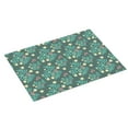 thumbnail image 2 of YFYANG Microfiber Dish Drying Mat for Kitchen, Reusable Green Plant Texture Large Dish Mat, 18" x 24", 2 of 9
