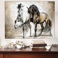 thumbnail image 2 of Pintura sin marco del cuadro del arte de la pared de la pintura del caballo de los animales para la decoración casera, 2 of 6