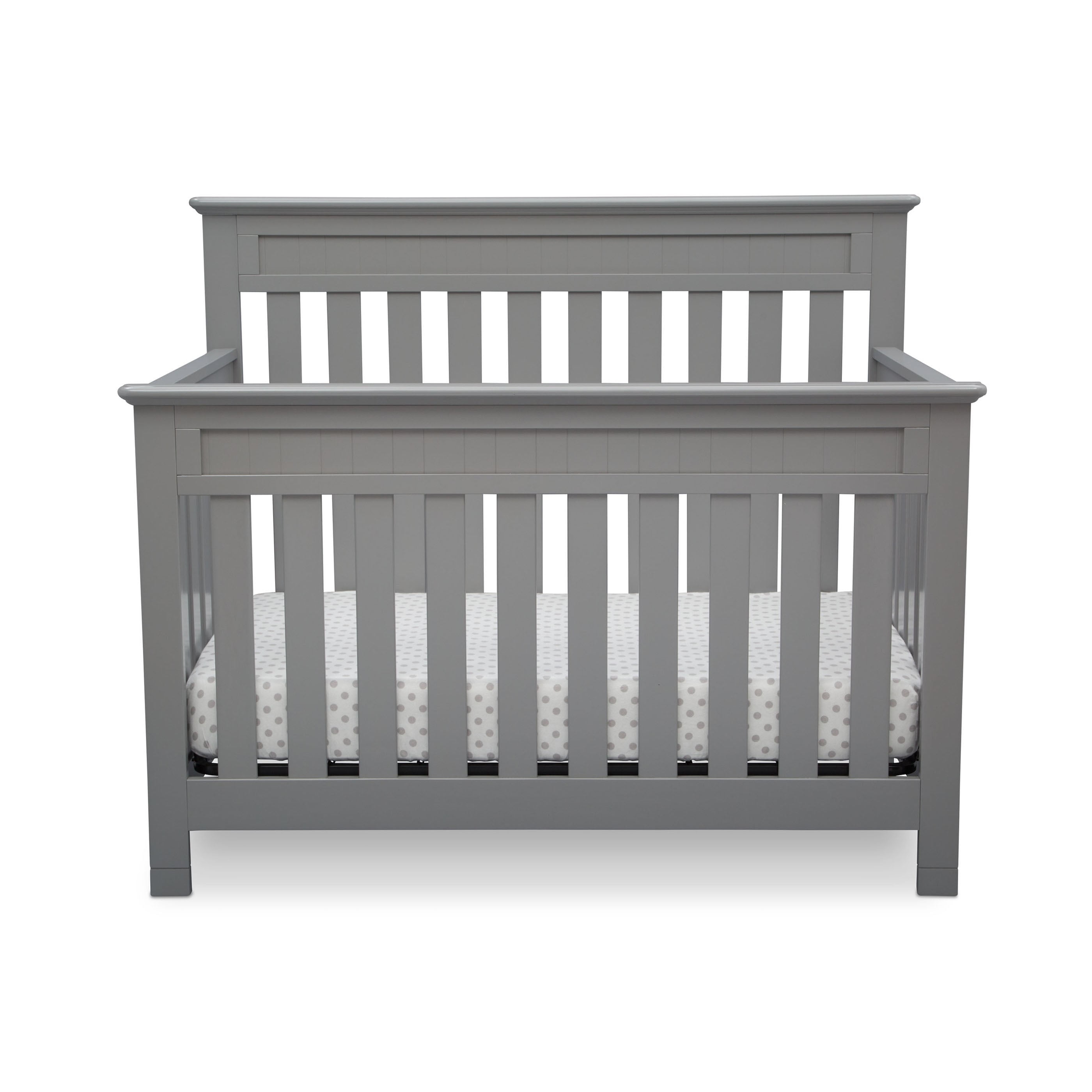 Delta Children Chalet 4 In 1 Convertible Crib Grey Walmart Com