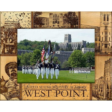 Wood Engraved Frame - West Point United States Military Academy Engraved Wood Picture Frame (5 x 7)