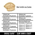 thumbnail image 2 of Pecan Nut Drawing Wood Mini Charms Shapes DIY Craft Jewelry - No Hole - 12mm (26pcs), 2 of 7