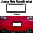 thumbnail image 3 of Unique Bargains Stainless Steel License Plate Frames Covers 2 Hole for Car Front Rear Carbon Fiber Pattern, 3 of 8