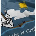 thumbnail image 4 of Life is Crap Beached Boat Funny Shirt | Cool Gift Idea Cute T-Shirt Tee, 4 of 7