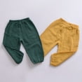 thumbnail image 3 of Toddler Kids Baby Boy Girl Cotton Elastic Basic Harem Long Pants Bloomers Summer Fall Casual Joggers, 3 of 8