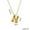 Gold, variant on Todaioua Gold Letter Necklace Initial Necklace - Personalized Mom Necklace, Electroplated Alloy Pendant for Women, Special Gift for Her A
