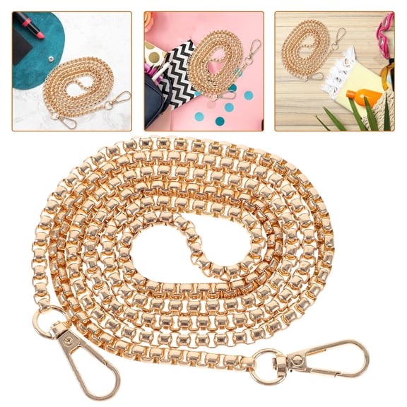 NIAIZEK Golden Handbag Chain Strap for DIY Clutches Tote Bag Replacement Accessory