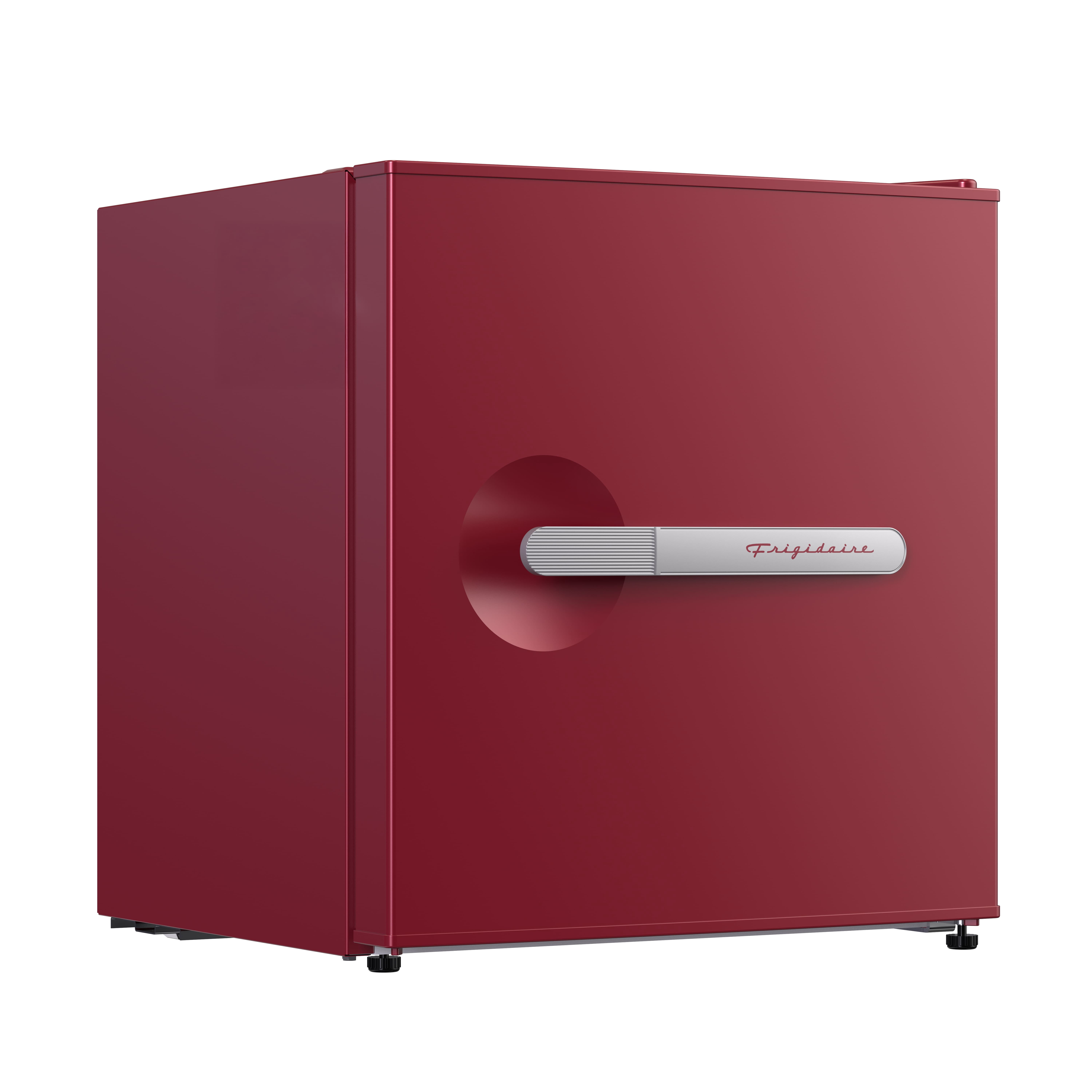 Frigidaire 1.6 Cu. ft. Retro Compact Refrigerator with Chiller Compartment, Mini Fridge for Bedroom, Dorm, Office, Merlot