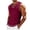 Red A1, variant on Antinious Men Solid Knit Sweater V-Neck Sleeveless Loose Versatile Comfortable Tank Top