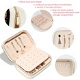 thumbnail image 3 of Aries Velvet Portable Jewelry Stand with Removable Compartment - Organizer Box, Necklace Holder, Jewelry Display - Gift, 3 of 7