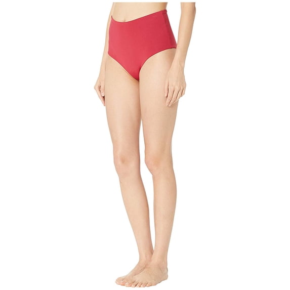 L*Space Portia Bottoms Strawberry Red Bikini Bottoms, Women's Size Medium