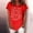 Red, variant on Aloohaidyvio sports tops for women,Womens Casual T-Shirt Funny Letter Printed Short Sleeve O-Neck Tees Top