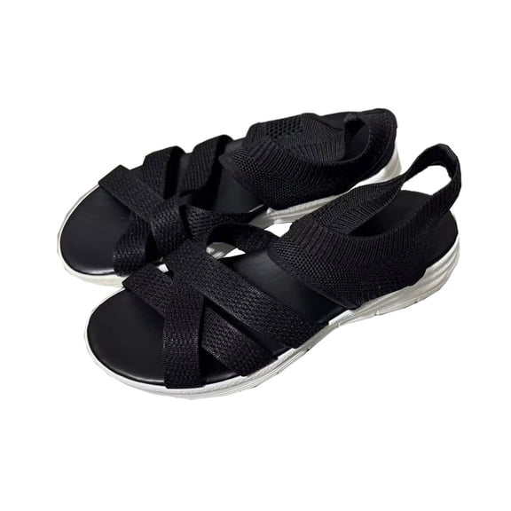 Women's Comfortable Walking Sandals Sport Slingback Shoes Flat Sandals Open Toe Shoes for Summer Trendy Casual Sandals Sport Breathable Shoes