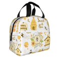 thumbnail image 2 of Easygdp Farm Bee Cute Honey Bolsa Térmica Premium - Tela Oxford Impermeable, Gran Capacidad, Bolsillo Frontal, Unisex para Trabajo, Escuela, Actividades al Aire Libre y Picnics, 2 of 8