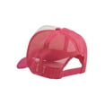 thumbnail image 2 of Adult Men's Pepperoni Pizza Slice Rope Foam Trucker Hat, White/Hot Pink, 2 of 2