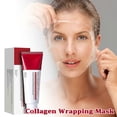 thumbnail image 5 of Mascarilla facial de colágeno Real Collagen Fit, 670 000 ppm, mascarilla facial despegable para elasticidad, hidratación, brillo, piel de cristal, cuidado de la piel, 50 ml, 1,69, 2 unidades, 5 of 5