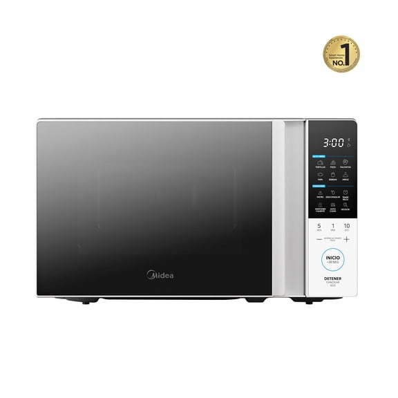 HORNO MICROONDAS MIDEA MMDT07S2WB 0.7 PIES 10 NIV POTENCIA