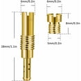 thumbnail image 2 of Kit de surtidor principal de carburador de construcción de latón de alta precisión para PWK Keihin OKO CVK tipo PWM (20 piezas), 2 of 5