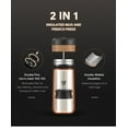 thumbnail image 6 of All-in-One French Press Travel Coffee Mug, 12oz Insulated Stainless Steel Coffee Maker and Tumbler for Hot & Cold Brew, Portable & Leak-Proof for Commuting, Camping, and Office, 6 of 32
