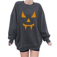 thumbnail image 1 of Nouveaux Hauts pour Femmes 2023 Mode Imprimé Col Rond Pull Manches Longues Blouse Confortable Chandail en Molleton Coupe Décontractée Surdimensionné pour Femmes, 1 of 6