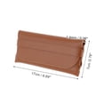 thumbnail image 4 of Unique Bargains 1 Pc Thick Eyeglasses Case Lightweight Eyeglasses Storage Brown, 4 of 5