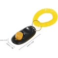 thumbnail image 2 of Clicker para perros, entrenamiento canino, clicker de dedo, entrenamiento con clicker con correa elástica para la muñeca y botón grande, clicker profesional para entrenamiento de perros, gatos y cabal, 2 of 5