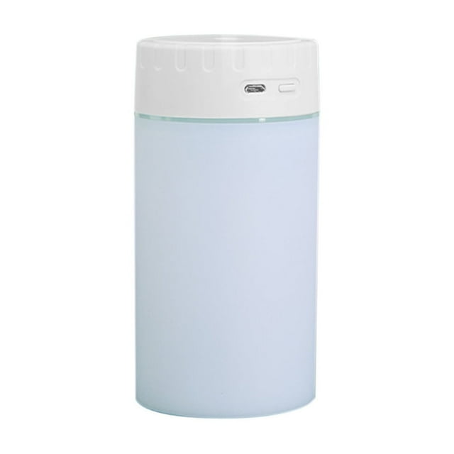 Ohufall Small Humidifier Desktop Humidifier Tower Shaped Usb Home Goods Cool Mist Humidifier For Bedroom Office Car With Color Ambient Light