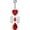 Red, variant on 1 Pcs Bow Belly Button Ring 14G Surgical Steel Belly Ring Heart Rhinestone Designs Belly Piercing Jewelry,Curved Navel Rings Belly Rings for Women