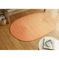 thumbnail image 1 of Better Trends BRSSR4266OR Sun Splash Braided Rug, Orange - 42 in., 1 of 2