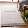 thumbnail image 2 of SAFAVIEH Natura Marina Striped Wool Runner Rug, Ivory/Brown, 2'3" x 8', 2 of 8
