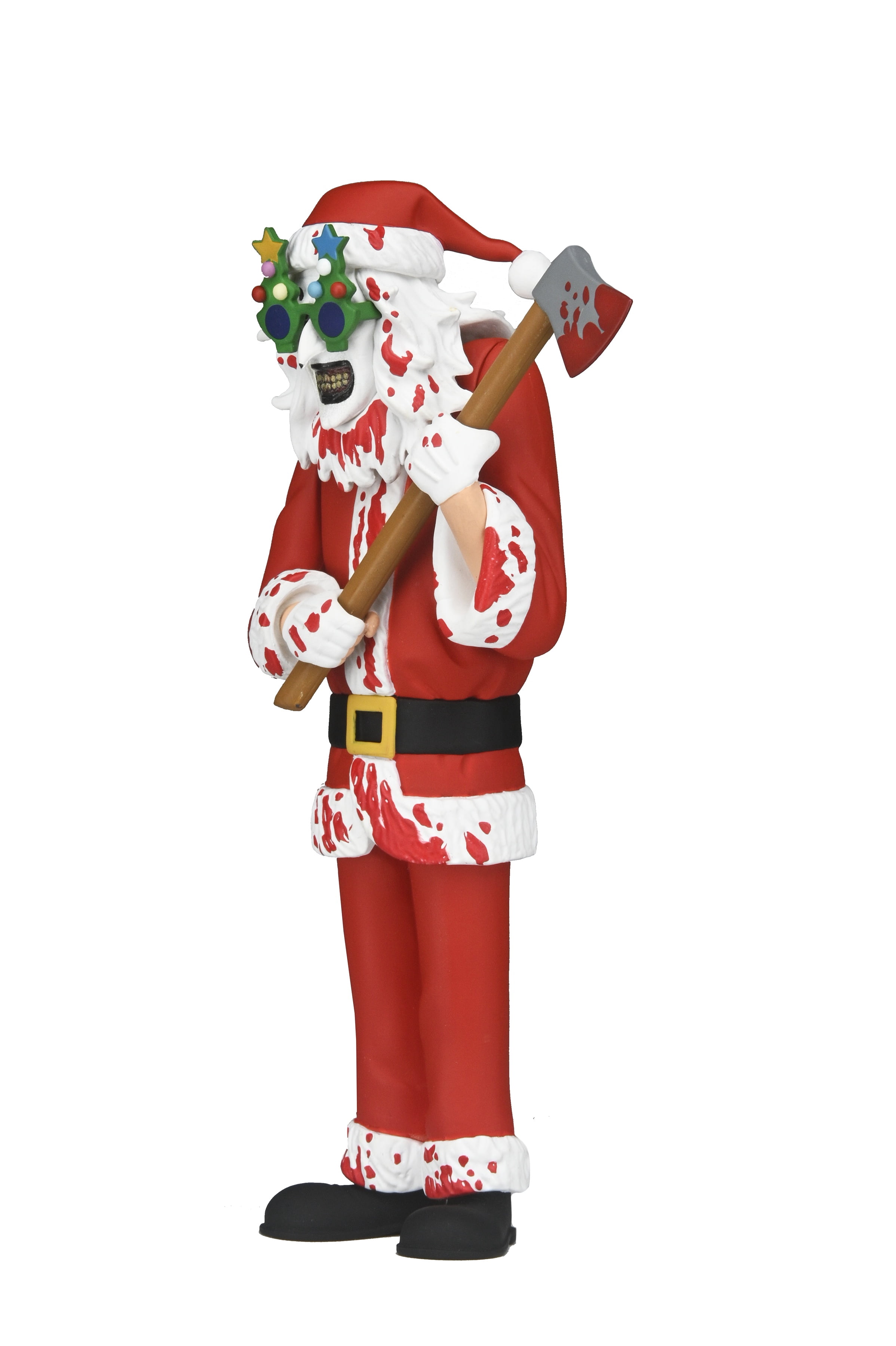 Terrifier 3 - 6" Scale Action Figure - Toony Terrors Santa Suit Art the Clown (Bloody Version)