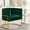 Emerald, variant on Upholstered Velvet Accent Chair, Modern Simple Living Room Leisure Chair with Gold Metal Stand, Tufted Accent Armchair for Bedroom, Office, Guest Room, Emerald