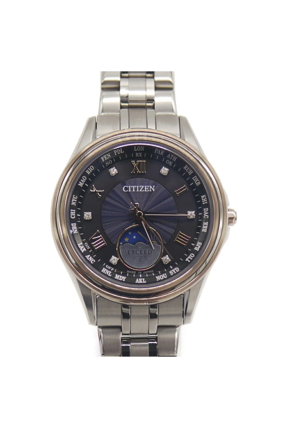 Pre-Owned CITIZEN EXCEED Eco-Drive Radio-Controlled Watch Direct Flight Limited Edition...