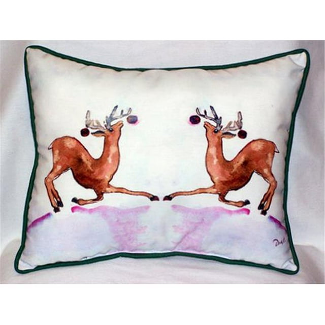 Betsy Drake HJ306 Danse Cerf Grand Oreiller Intérieur et Extérieur 16 x 20