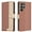 Brown, variant on Allytechgroup for Samsung Galaxy S26 Edge Wallet Case, Stitching Color PU Leather RFID Blocking Cards Holder Magnetic Closure Shockproof Back Cover Case for Samsung Galaxy S26 Edge, Brown