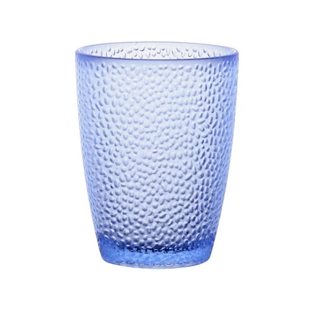 Acrylic Raindrop Textured Drinking Cup, Stackable Heat-resistant Water Cup for Juice Beverages Beer