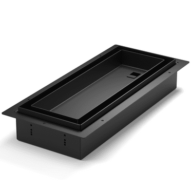 4x10-Undermount, Floor-Matching Heavy-Duty Metal Vent Cover, Floor Register, Black, Made in Canada