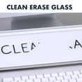 Quartet Glass DryErase Desktop Computer Pad, 18" x 6", White Surface