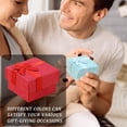 thumbnail image 5 of Guardurnaity Caja de regalo de 24 uds, bolsa de dulces de Chocolates personalizada, caja de joyería para pendientes, cajas de Navidad para bodas y Ropa, zapatos y accesorios Miscelánea Rojo, 5 of 5