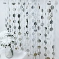 thumbnail image 5 of Balsa Circle Metallic Silver Round 6 feet Foil Tassels Fringe Backdrop Curtains Party Events, 5 of 7